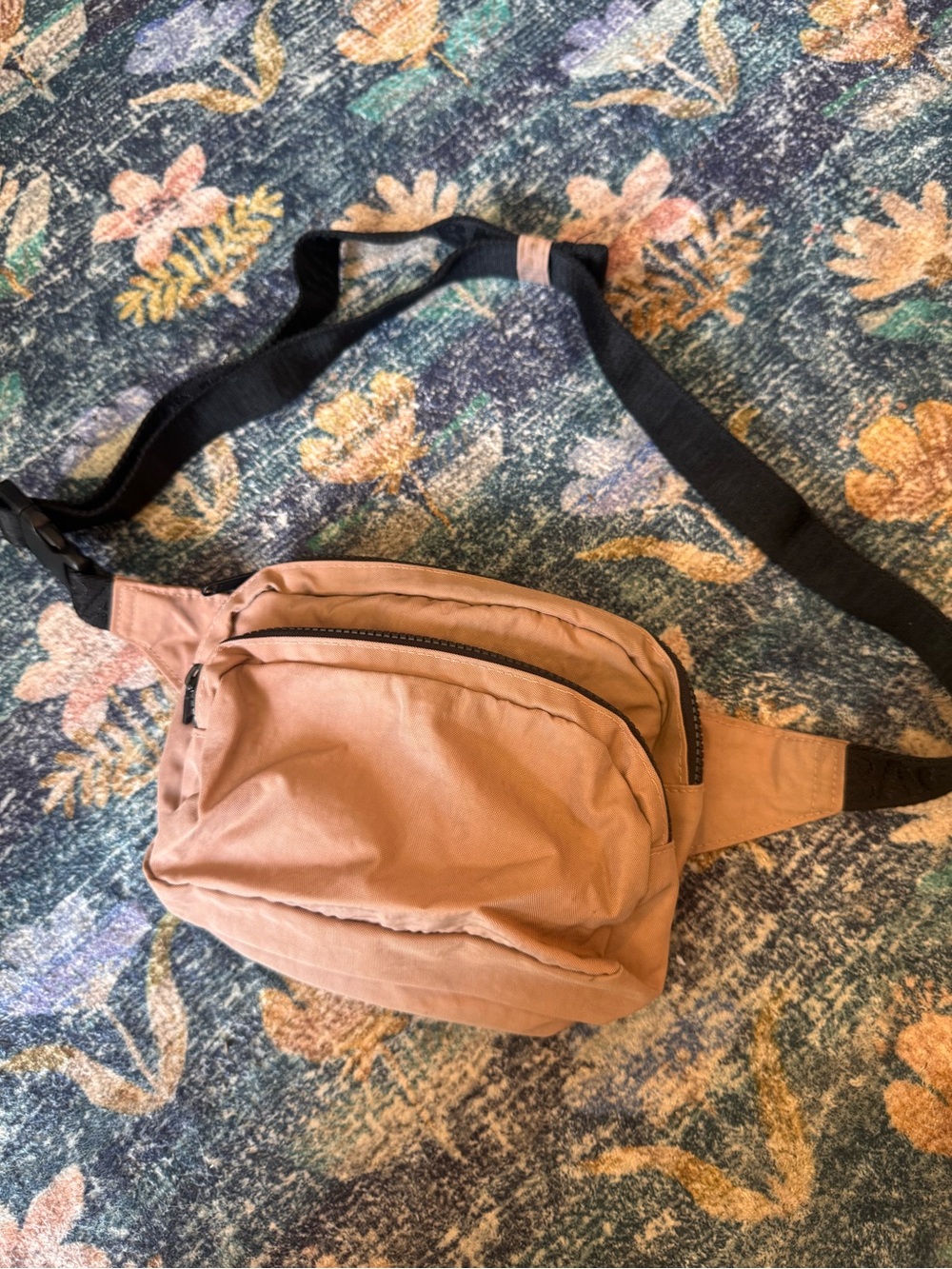 BAGGU Pinto Crossbody Waist Bag with Black Strap